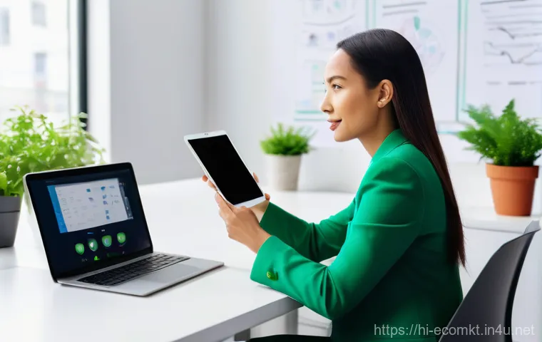 친환경 마케팅 전문가가 되는 방법 - **Prompt:** A diverse group of smiling, multi-generational consumers (adults, young adults, and a ch...