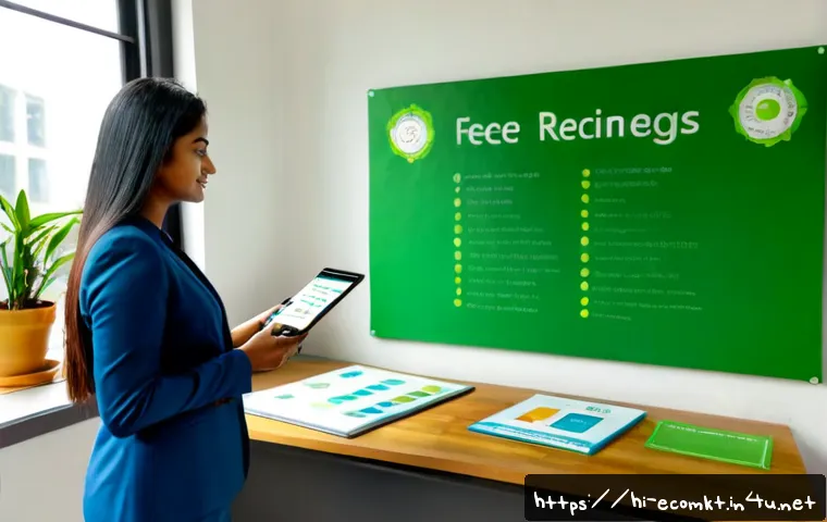 친환경 마케팅 분야 경력 개발 - Photorealistic career development scene in a modern sustainable marketing office in India, confident...